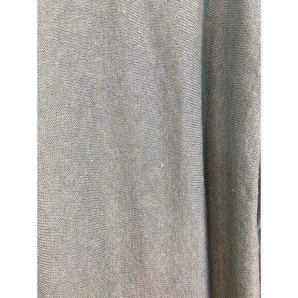 Garnet Hill Linen Oversized V-Neck Sweater Lightweight 3/4 Length Sleeves Small - Picture 4 of 6